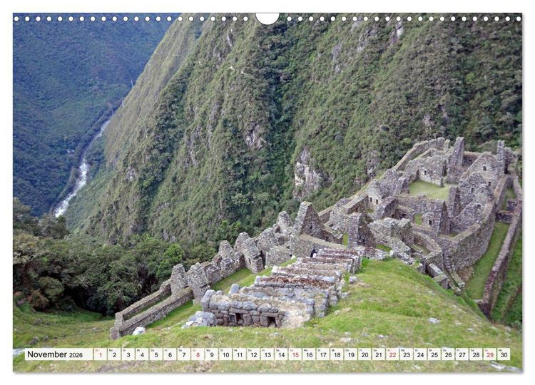 Produktbild: Inkabauten in PERU, Bauwerke eines gro&szlig;en Reiches (Wandkalender 2026 DIN A3 quer), CALVENDO Monatskalender