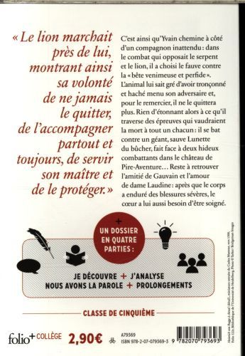 Produktbild: Yvain ou Le chevalier au lion