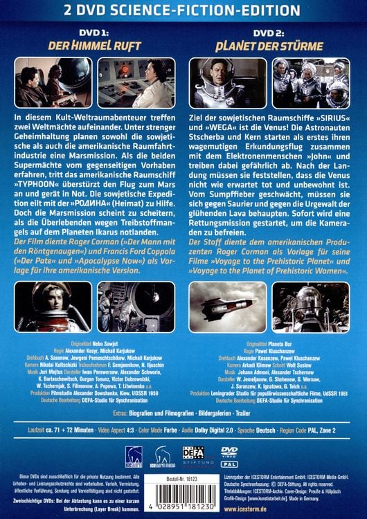 Produktbild: Der Himmel ruft / Planet der St&uuml;rme [2 DVDs]