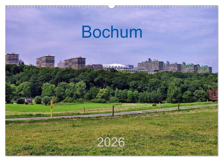 Produktbild: Bochum / Geburtstagskalender (Wandkalender 2026 DIN A2 quer), CALVENDO Monatskalender