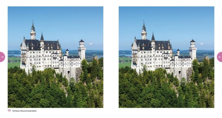 Produktbild: In 444 Fehlern um die Welt &ndash; Deutschland. Finde die Unterschiede in den sch&ouml;nsten Motiven Deutschlands