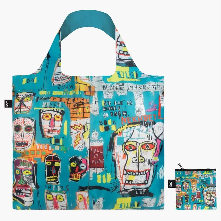 Produktbild: JEAN MICHEL BASQUIAT Skull Recycelte Tasche