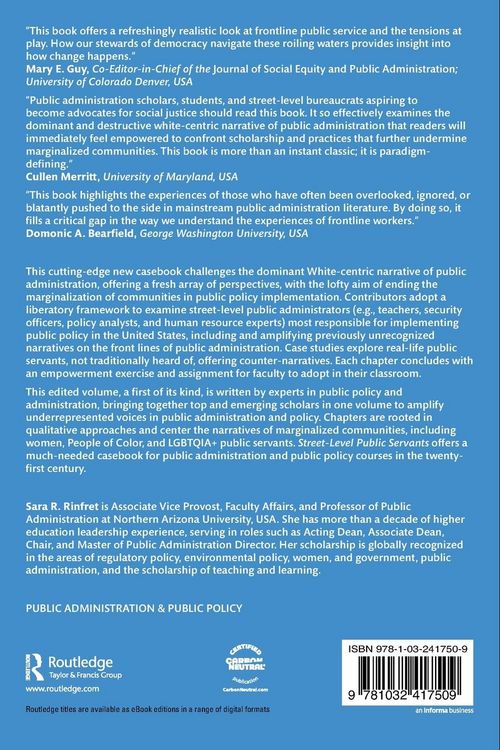 Produktbild: Street-Level Public Servants