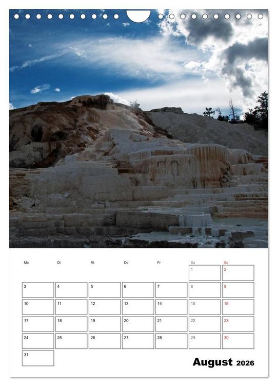 Produktbild: Yellowstone und Grand Tetons Nationalparks (Wandkalender 2026 DIN A4 hoch), CALVENDO Monatskalender