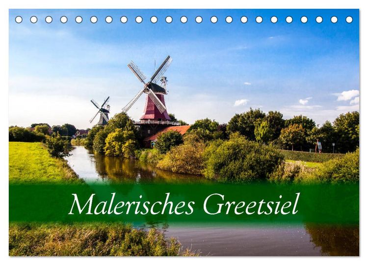 Produktbild: Malerisches Greetsiel (Tischkalender 2026 DIN A5 quer), CALVENDO Monatskalender