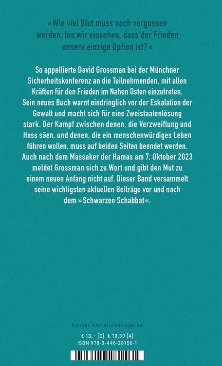 Produktbild: Frieden ist die einzige Option