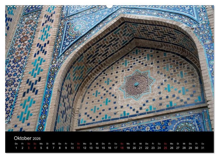 Produktbild: Usbekistan (Wandkalender 2026 DIN A2 quer), CALVENDO Monatskalender