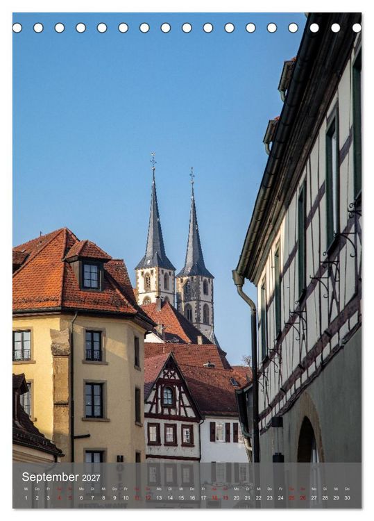 Produktbild: Deutschlands sch&ouml;nste Altstadt - Bad Wimpfen (Tischkalender 2027 DIN A5 hoch), CALVENDO Monatskalender
