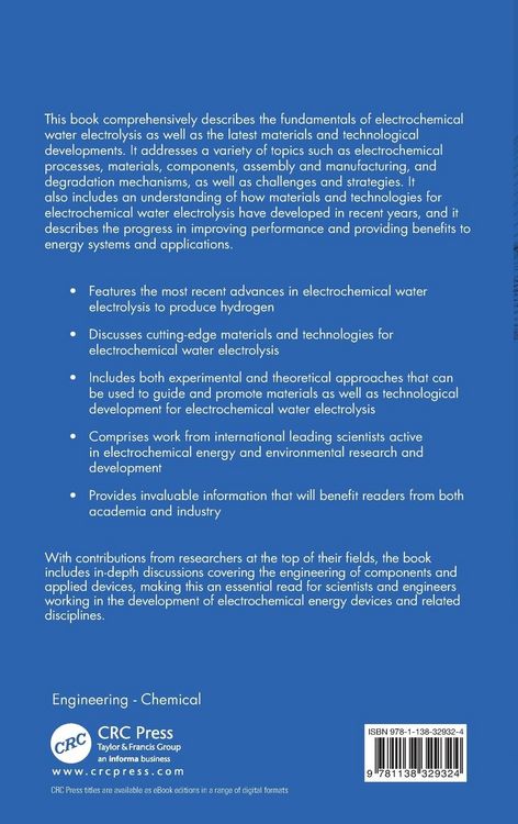 Produktbild: Electrochemical Water Electrolysis