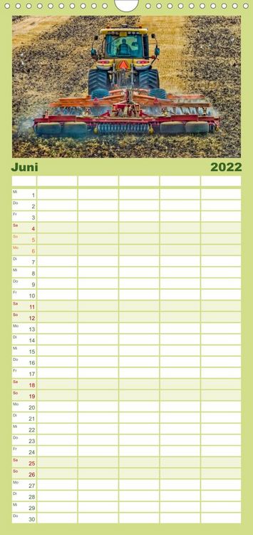 Produktbild: Familienplaner Landwirtschaft - die Zukunft ist digital (Wandkalender 2022 , 21 cm x 45 cm, hoch)