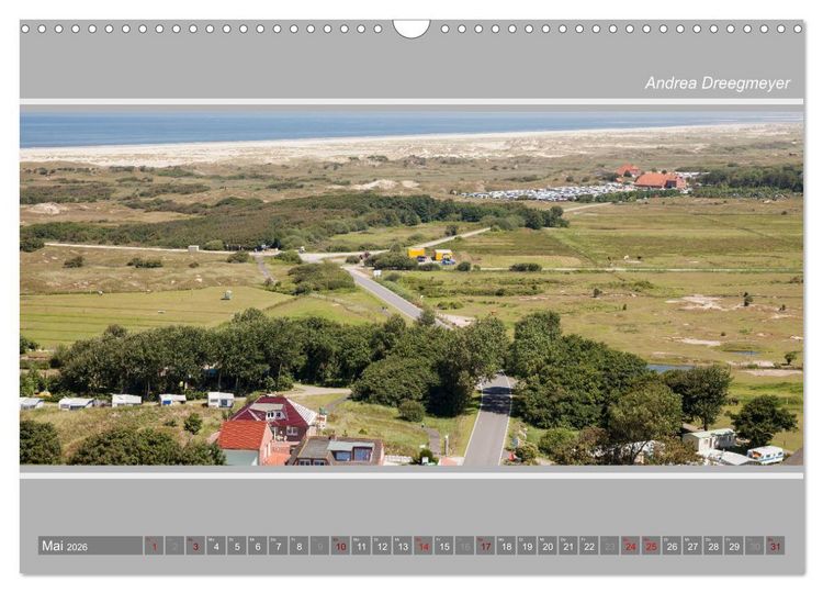 Produktbild: Norderney-Panorama (Wandkalender 2026 DIN A3 quer), CALVENDO Monatskalender
