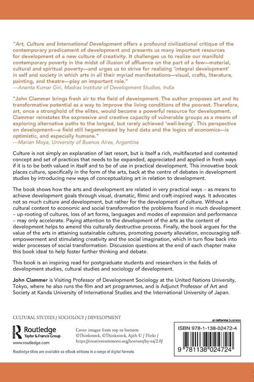 Produktbild: Art, Culture and International Development