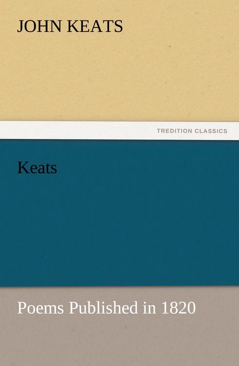 Produktbild: Keats: Poems Published in 1820