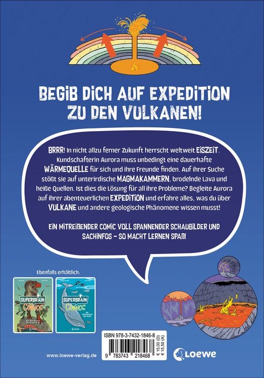 Produktbild: Superbrain-Comics - Abenteuer Vulkane