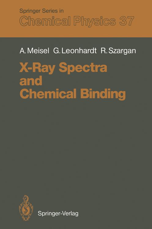 Produktbild: X-Ray Spectra and Chemical Binding