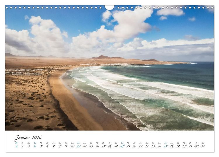 Produktbild: Lanzarote - Inselgl&uuml;ck im Atlantik (Wandkalender 2026 DIN A3 quer), CALVENDO Monatskalender