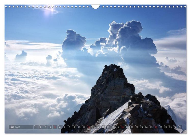 Produktbild: Monte Rosa (Wandkalender 2026 DIN A3 quer), CALVENDO Monatskalender