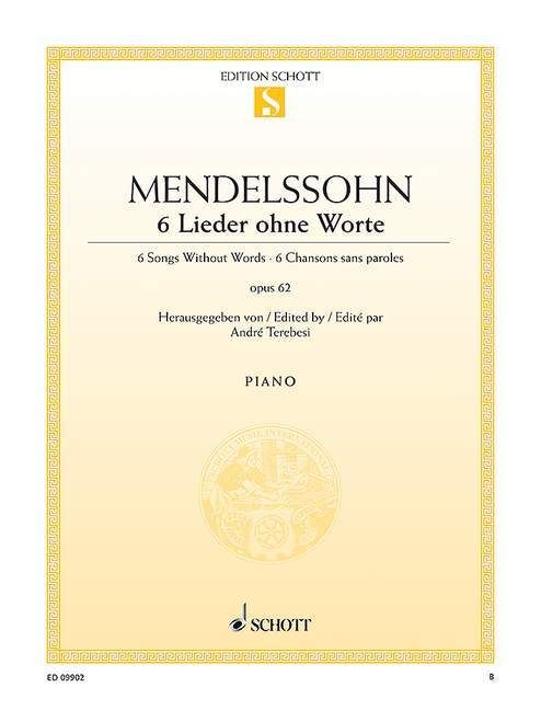 Produktbild: 6 Lieder ohne Worte