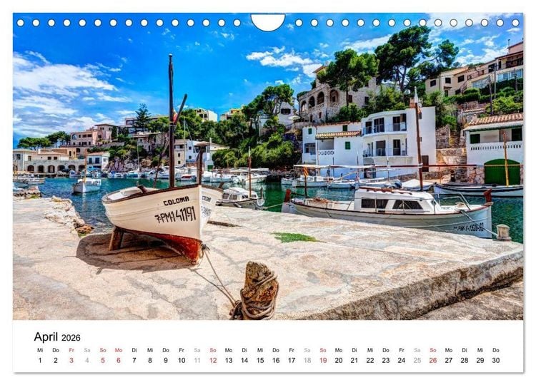 Produktbild: Mallorca - Trauminsel des S&uuml;dens (Wandkalender 2026 DIN A4 quer), CALVENDO Monatskalender