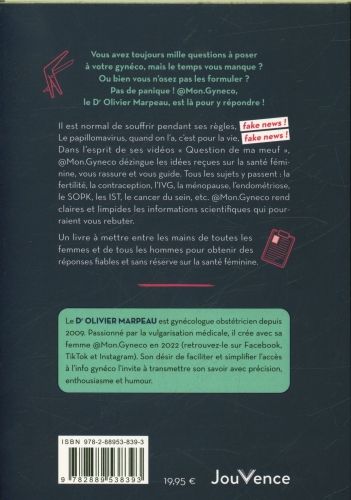 Produktbild: Mille questions &agrave; mon gyn&eacute;co : des r&eacute;ponses sans tabou