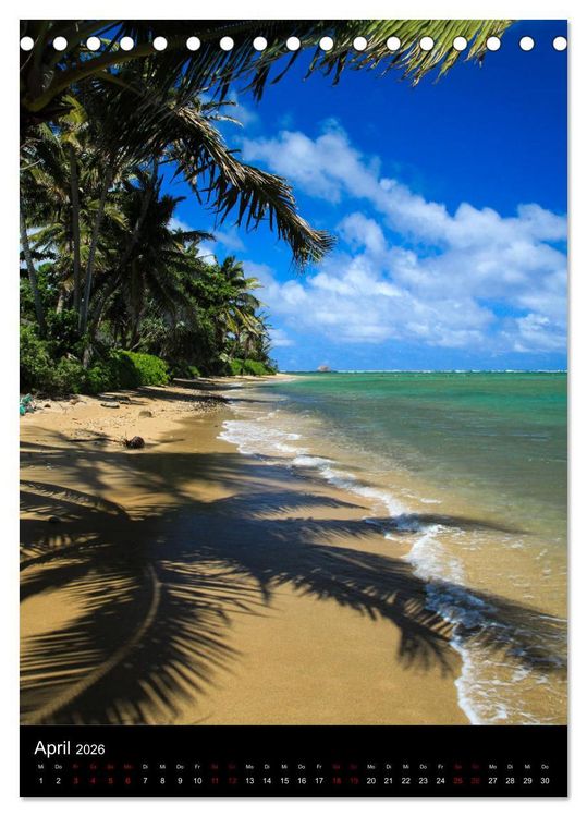 Produktbild: Hawaii - Inseltraum im Pazifik (Tischkalender 2026 DIN A5 hoch), CALVENDO Monatskalender