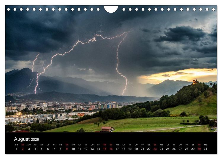 Produktbild: Innsbruck - Capital of the Alps (Wandkalender 2026 DIN A4 quer), CALVENDO Monatskalender