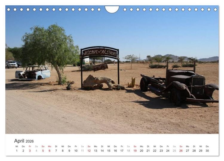 Produktbild: Namibia - Landschaftseindr&uuml;cke (Wandkalender 2026 DIN A4 quer), CALVENDO Monatskalender
