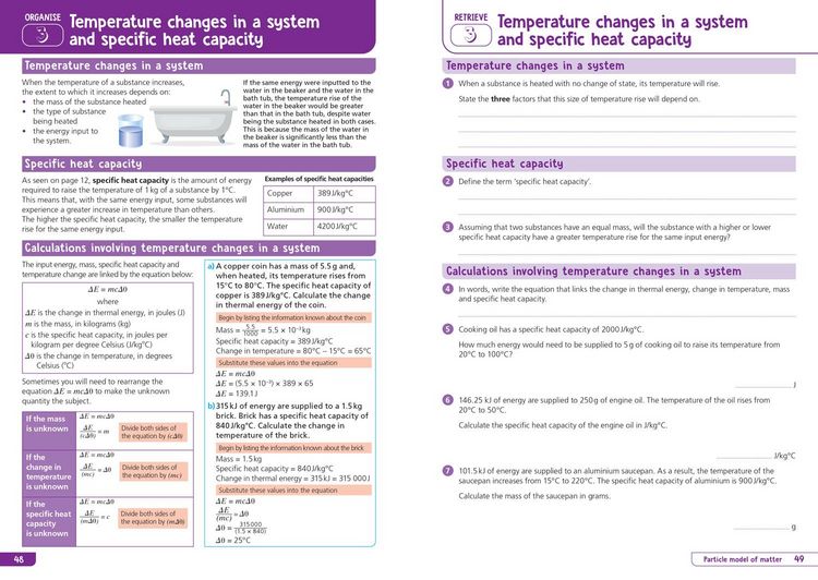 Produktbild: AQA GCSE 9-1 Physics Organise and Retrieve Your Knowledge
