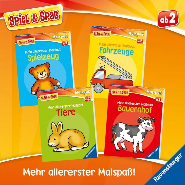 Produktbild: Spiel & Spa&szlig; - Mein allererster Malblock: Fahrzeuge