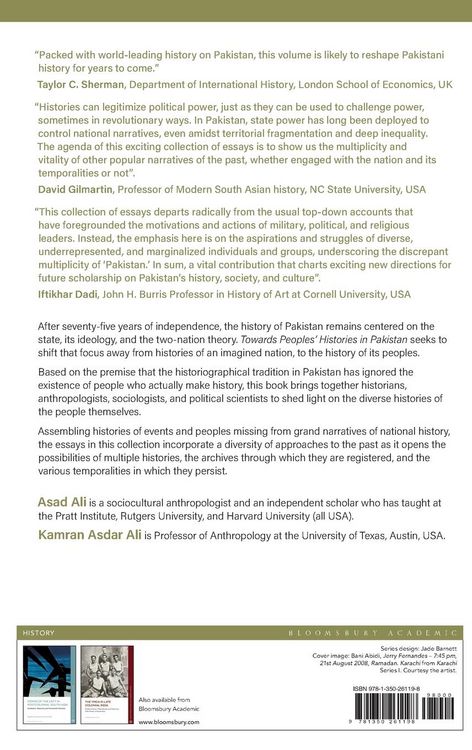 Produktbild: Towards Peoples' Histories in Pakistan