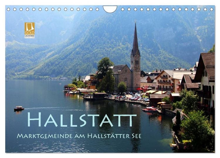 Produktbild: Hallstatt, Marktgemeinde am Hallst&auml;tter See (Wandkalender 2026 DIN A4 quer), CALVENDO Monatskalender
