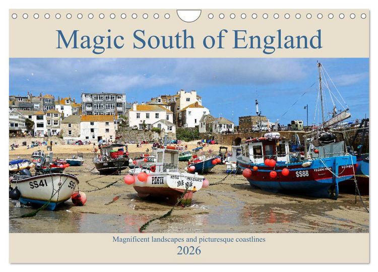 Produktbild: Magic South of England (Wall Calendar 2026 DIN A4 landscape), CALVENDO 12 Month Wall Calendar