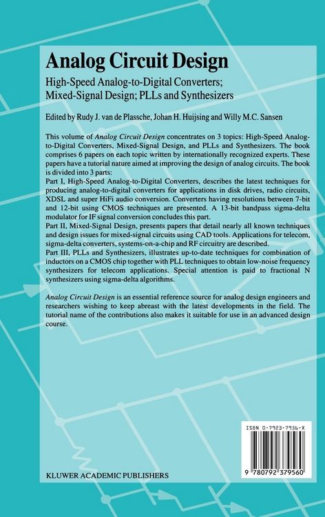 Produktbild: Analog Circuit Design