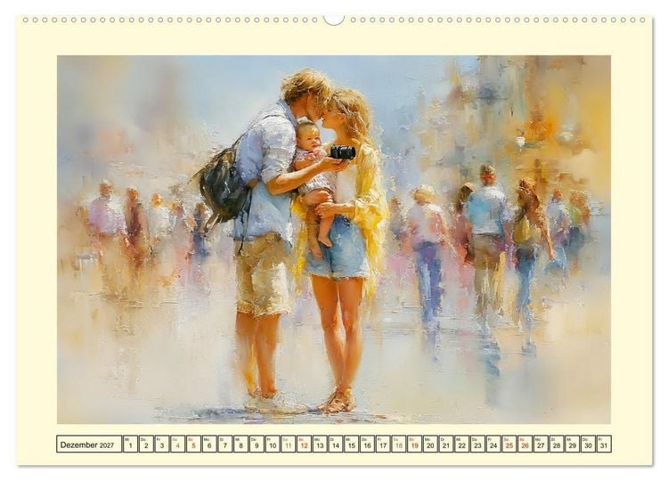 Produktbild: Urbanes Leben. Buntes Sommertreiben in der Stadt (Wandkalender 2027 DIN A2 quer), CALVENDO Monatskalender