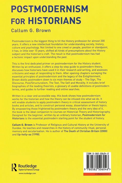 Produktbild: Postmodernism for Historians