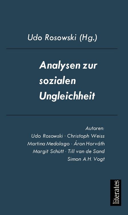 Produktbild: Analysen zur sozialen Ungleichheit