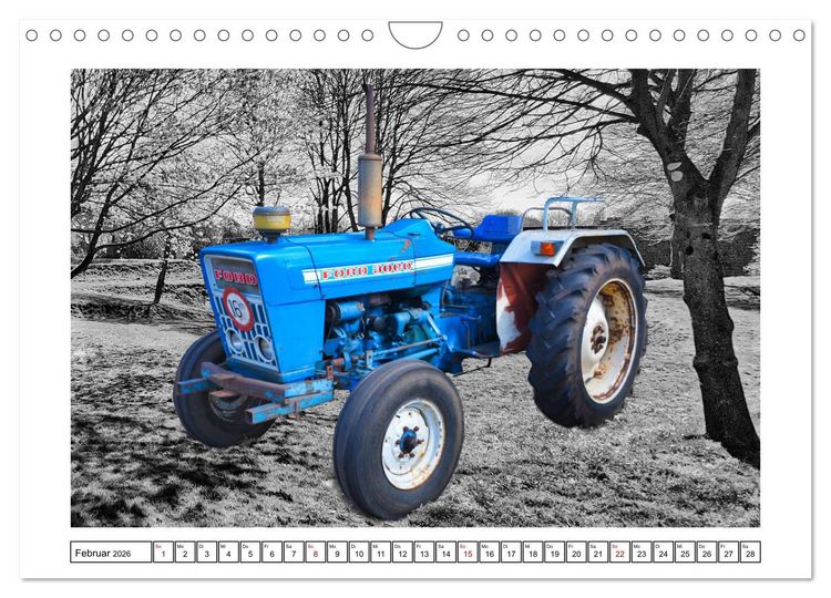 Produktbild: Traktoren - Oldtimer aus dem Ausland (Wandkalender 2026 DIN A4 quer), CALVENDO Monatskalender