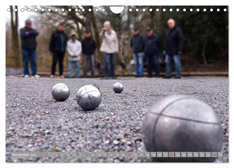 Produktbild: Boule. Konzentration - Sport - Entspannung (Wandkalender 2026 DIN A4 quer), CALVENDO Monatskalender