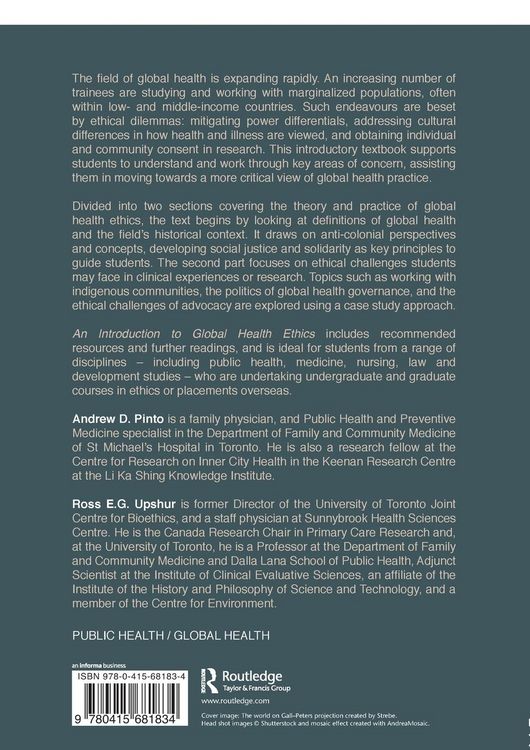 Produktbild: An Introduction to Global Health Ethics