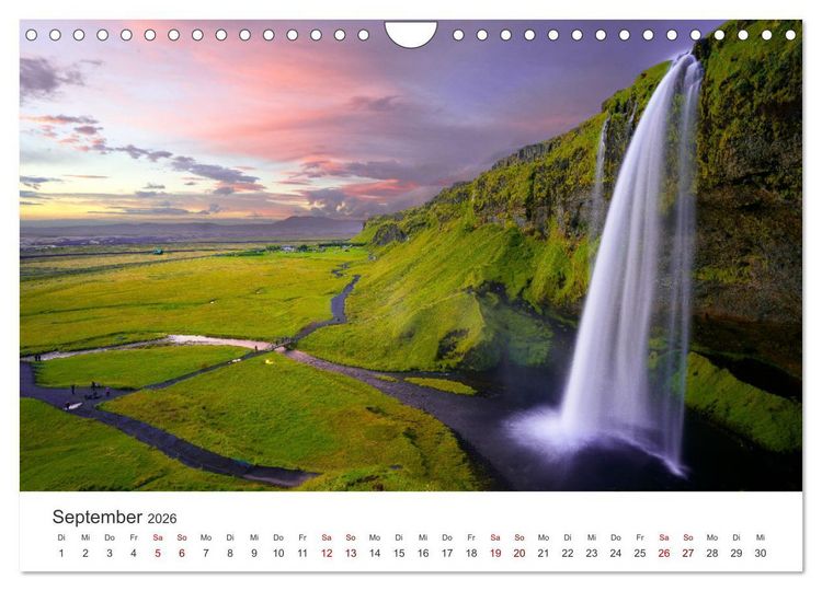 Produktbild: Island - Mehr als nur eine Insel. (Wandkalender 2026 DIN A4 quer), CALVENDO Monatskalender