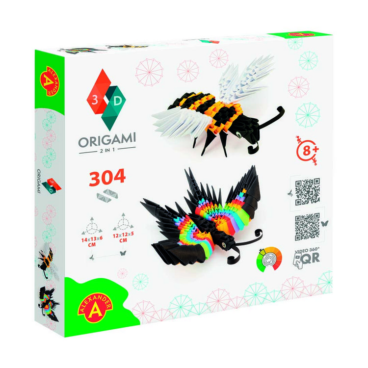 Produktbild: ORIGAMI 3D Bee and Buterfly