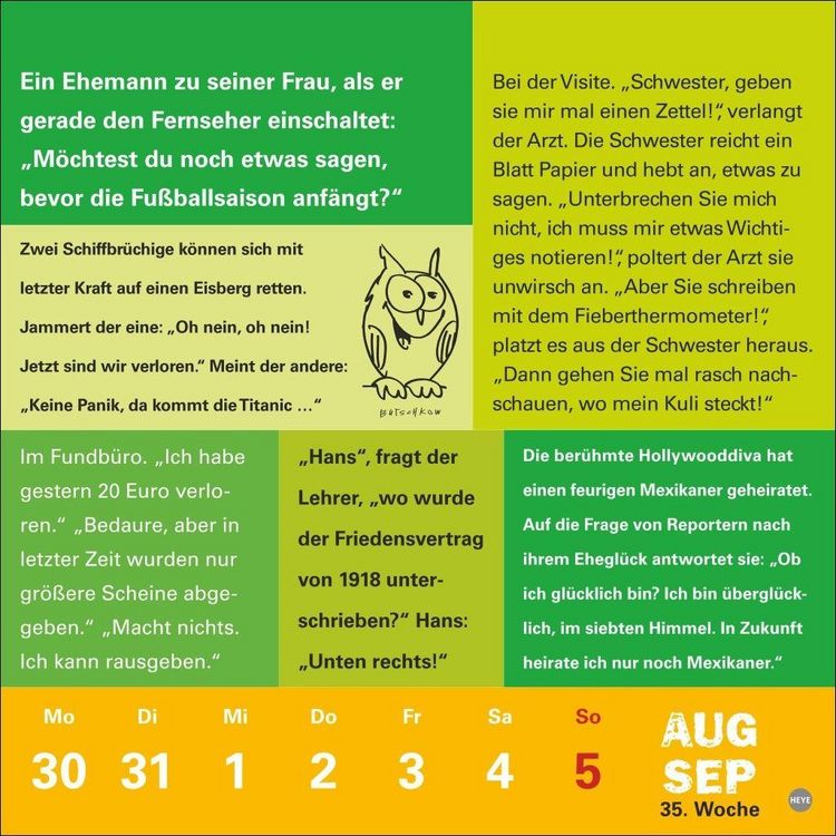 Produktbild: Witze f&uuml;rs Klo Kalender 2027