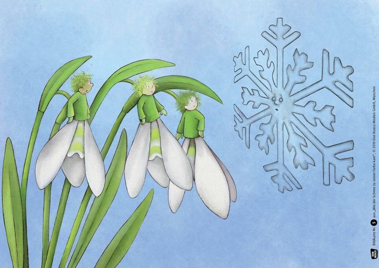 Produktbild: Wie der Schnee zu seiner Farbe kam. Kamishibai Bildkartenset.