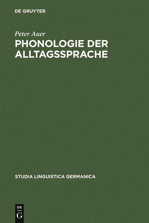 Produktbild: Phonologie der Alltagssprache