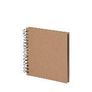 Produktbild: S.O.H.O. Kraft - Wire-o Fotoalbum 60/180 x 180 mm , schwarz