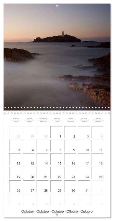Produktbild: Beautiful Cornish Seascapes (Wall Calendar 2026 12 &times; 12 Inch) CALVENDO 12 Month Wall Calendar