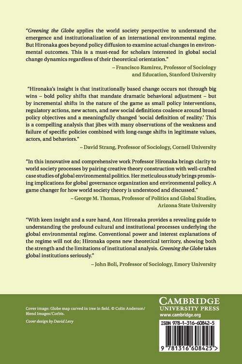 Produktbild: Greening the Globe