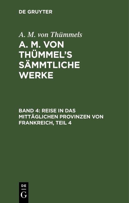 Produktbild: Reise in das mitt&auml;glichen Provinzen von Frankreich, Teil 4