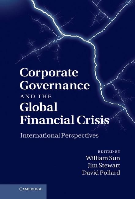 Produktbild: Corporate Governance and the Global Financial Crisis