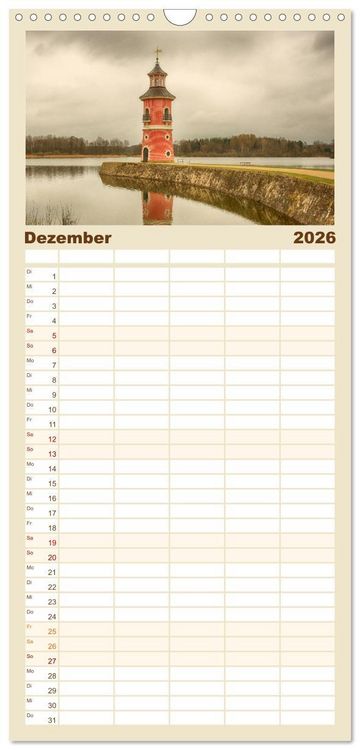 Produktbild: Familienplaner 2026 - Magic Places - Sehnsuchtsorte nah und fern mit 5 Spalten (Wandkalender, 21 x 45 cm) CALVENDO